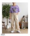 PEANUTS SNOOPY サガラ刺繍Tシャツ レディース メール便 対応商品商品サムネイル-22