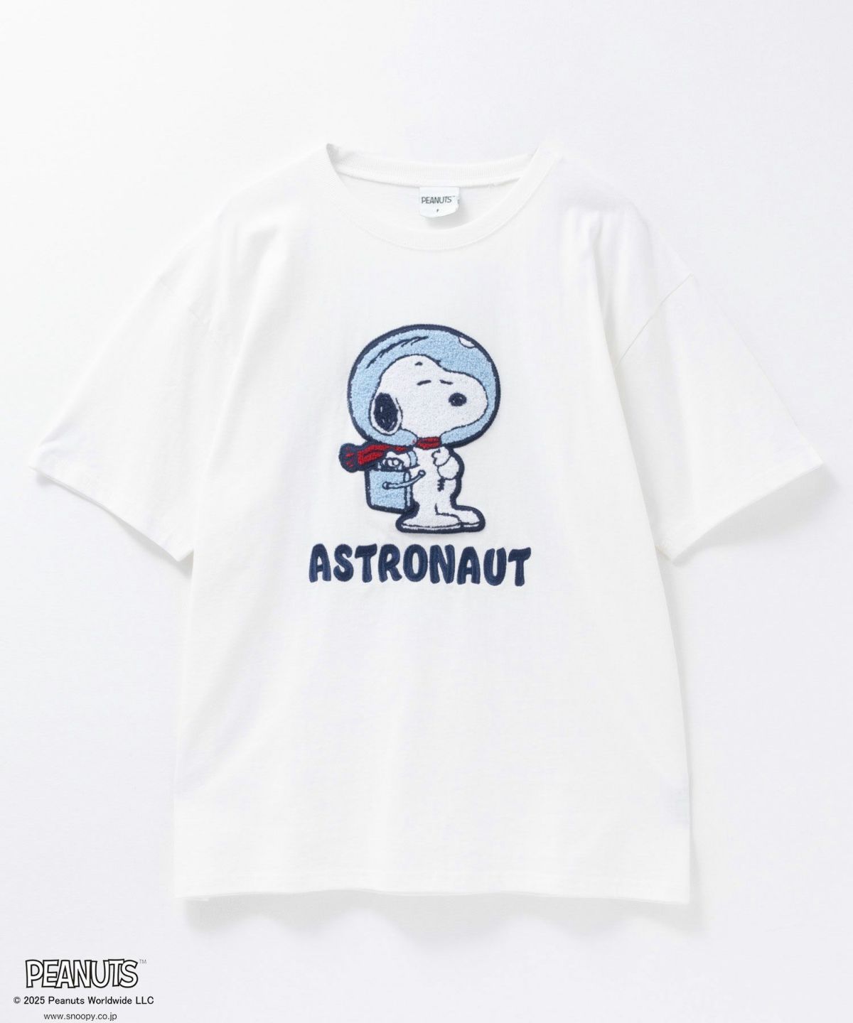 PEANUTS SNOOPY サガラ刺繍Tシャツ レディース ネコポス 対応商品