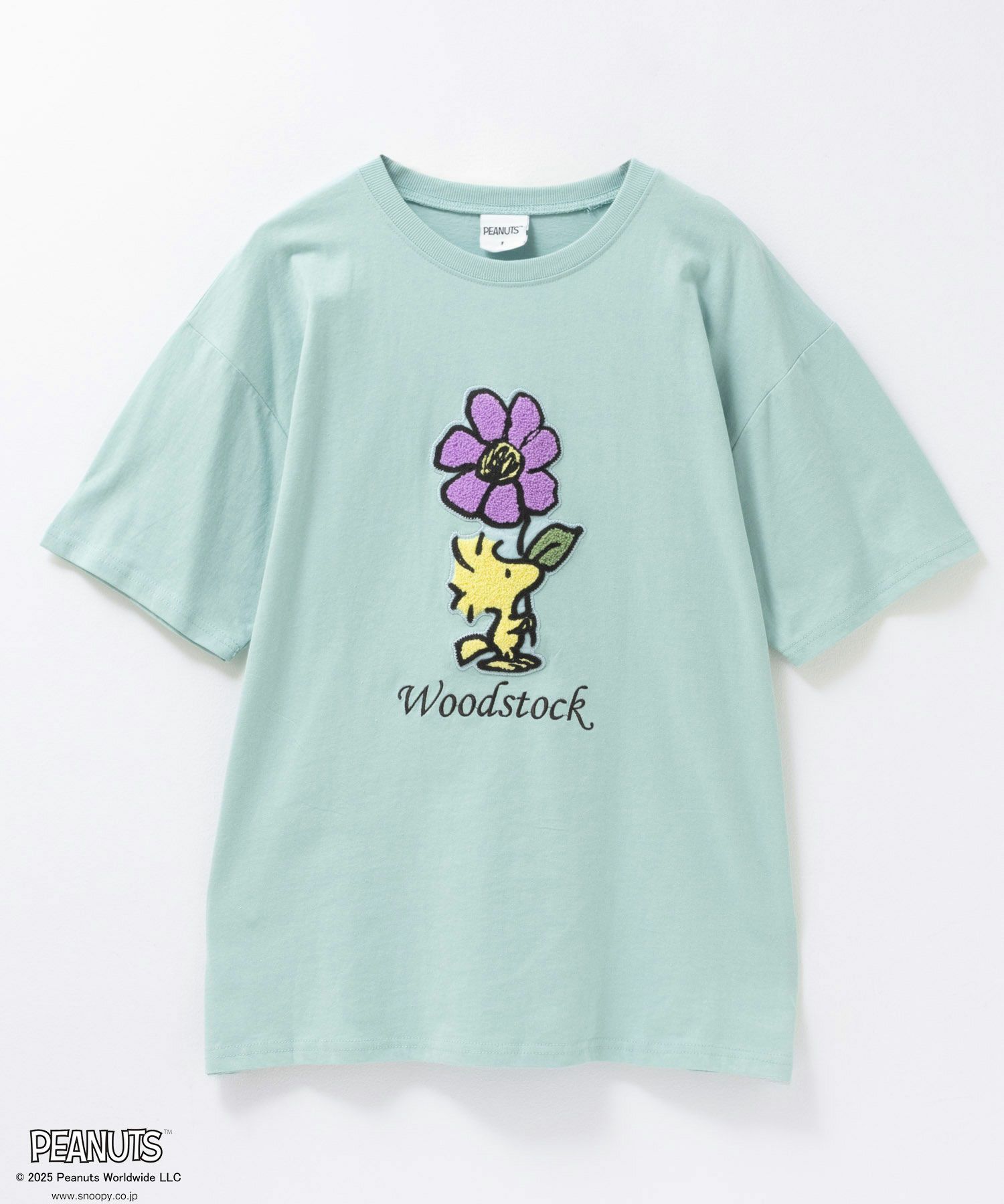 PEANUTS SNOOPY サガラ刺繍Tシャツ レディース メール便 対応商品商品画像-27