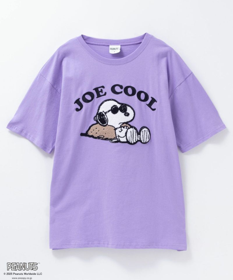 PEANUTS SNOOPY サガラ刺繍Tシャツ レディース メール便 対応商品商品画像-29