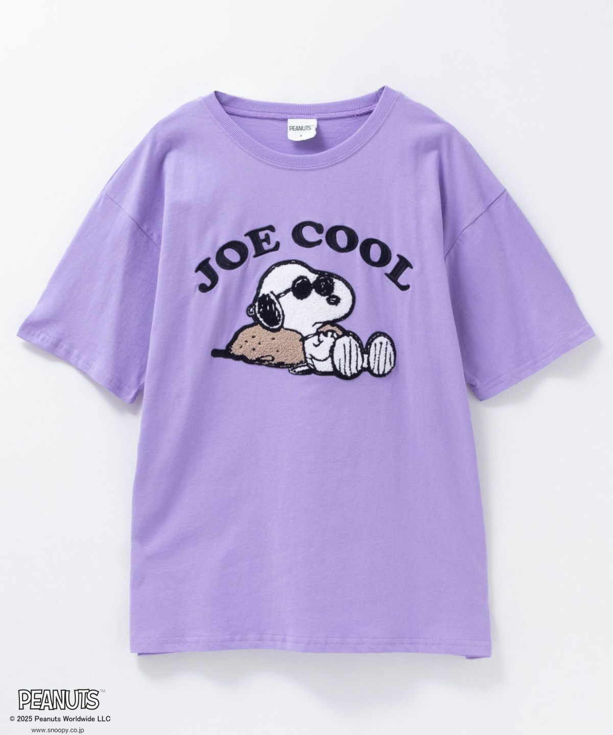 PEANUTS SNOOPY サガラ刺繍Tシャツ レディース ネコポス 対応商品