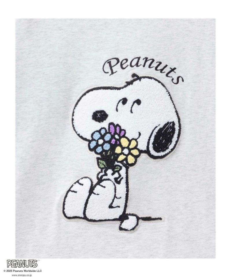PEANUTS SNOOPY サガラ刺繍Tシャツ レディース メール便 対応商品商品画像-31