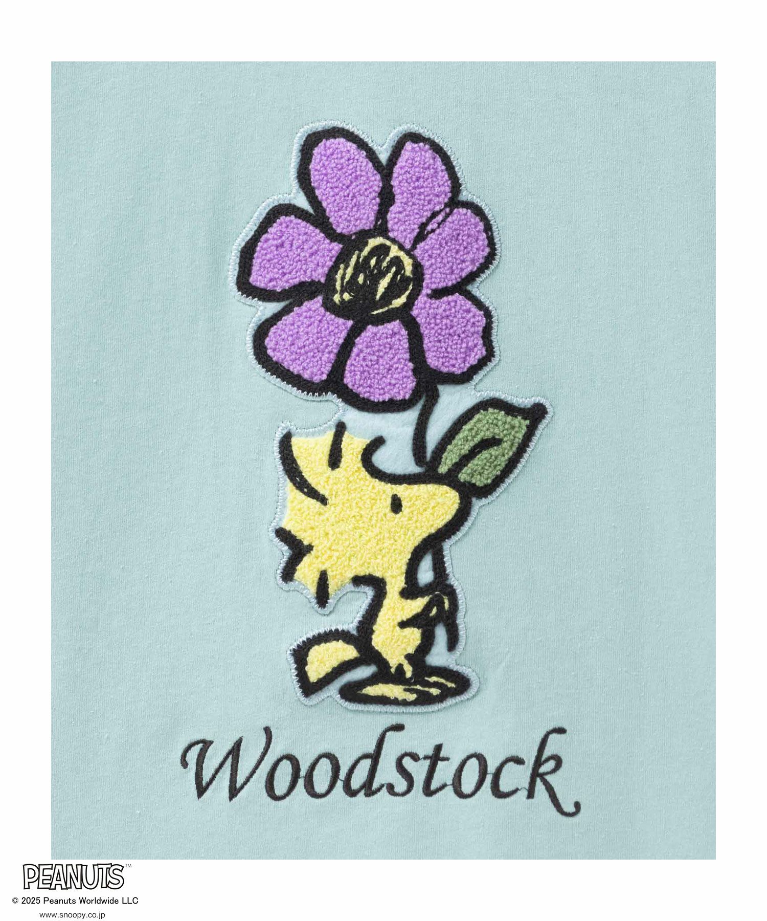 PEANUTS SNOOPY サガラ刺繍Tシャツ レディース メール便 対応商品商品画像-33