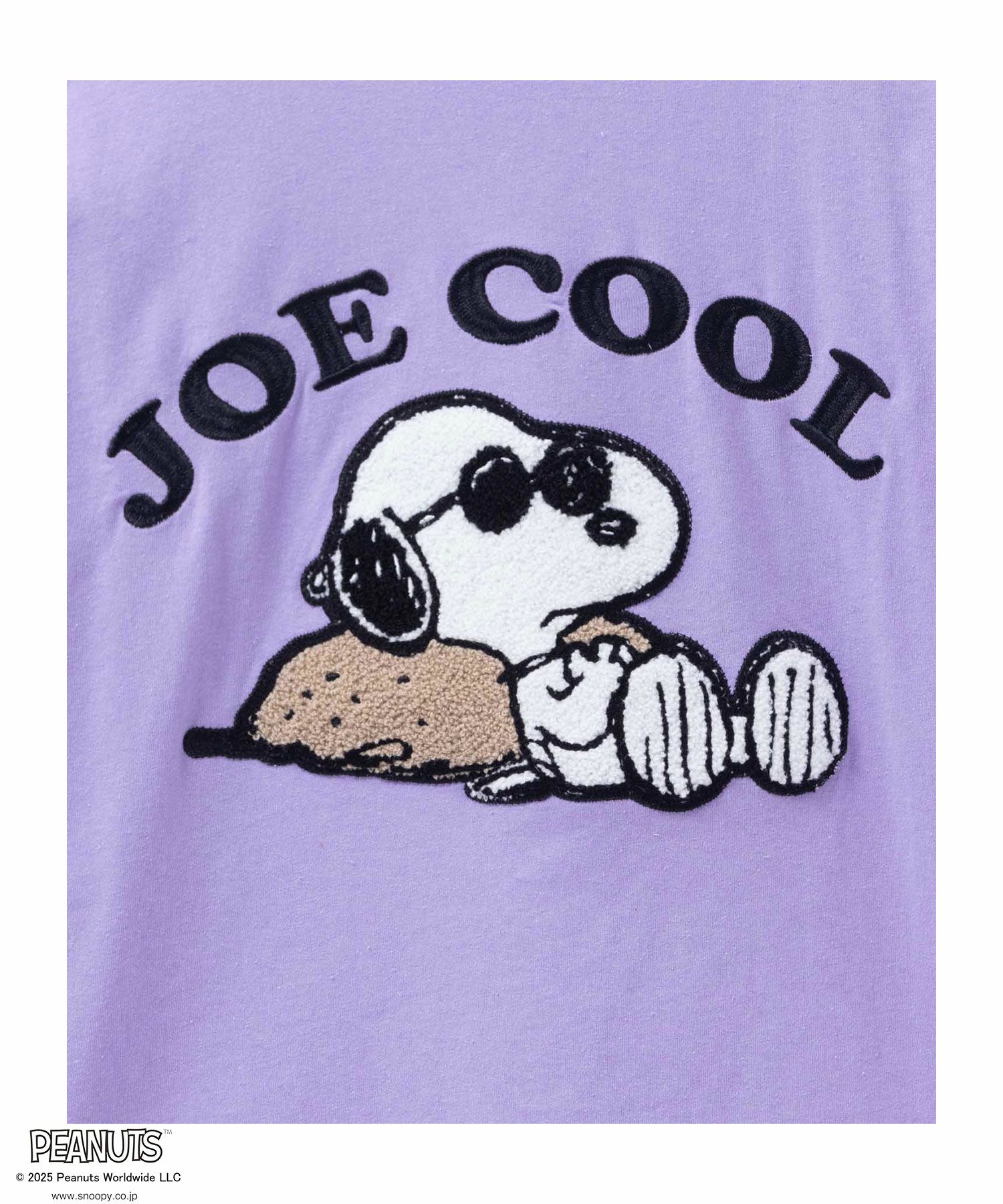 PEANUTS SNOOPY サガラ刺繍Tシャツ レディース ネコポス 対応商品