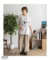 PEANUTS SNOOPY サガラ刺繍Tシャツ レディース メール便 対応商品商品サムネイル-35