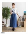 PEANUTS SNOOPY サガラ刺繍Tシャツ レディース メール便 対応商品商品サムネイル-36