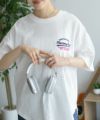 UNDERWRAPS ビッグ刺繍ラウンドTシャツ レディース メール便 対応商品商品サムネイル-6