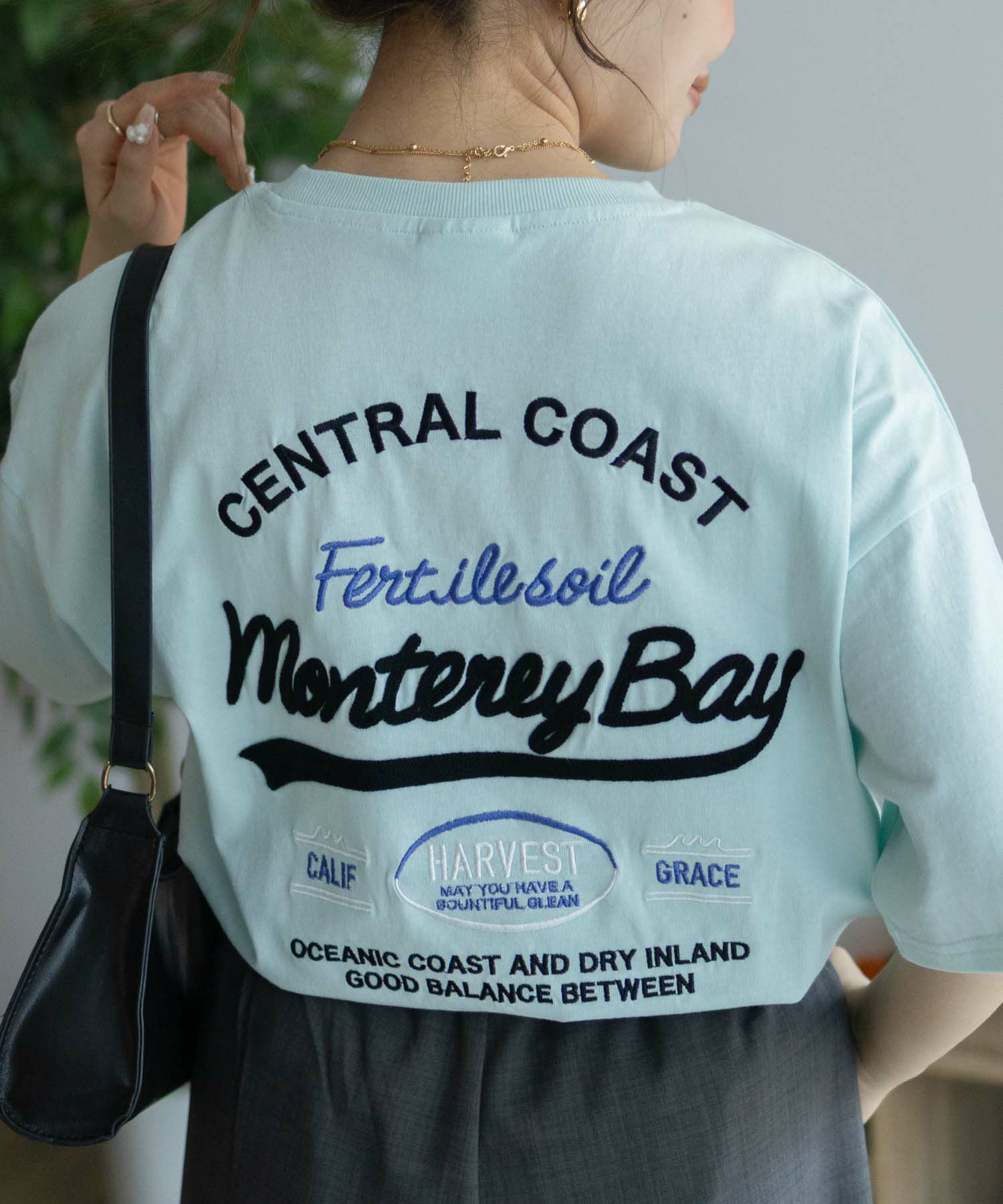 UNDERWRAPS  ビッグ刺繍ラウンドTシャツ レディース メール便 対応商品商品画像-18