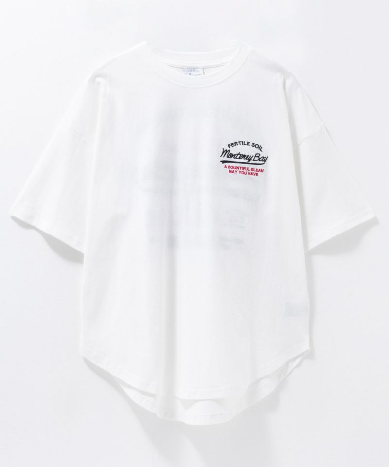 UNDERWRAPS  ビッグ刺繍ラウンドTシャツ レディース メール便 対応商品商品画像-21