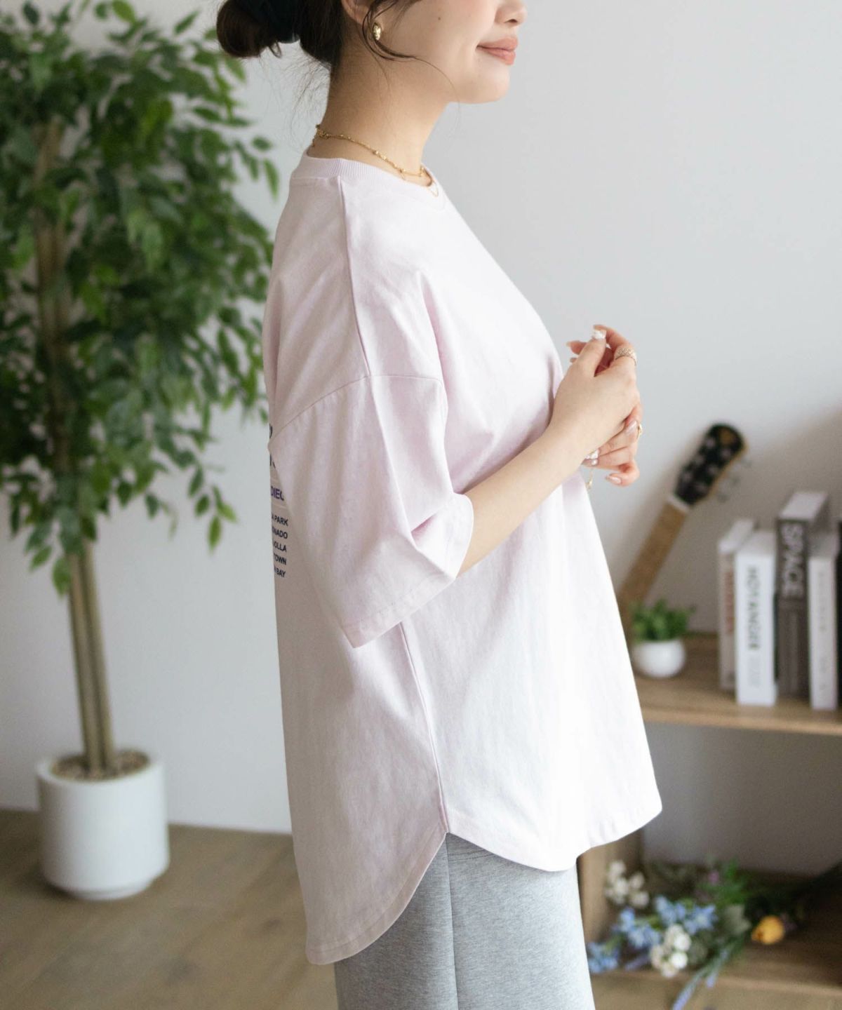 UNDERWRAPS ビッグ刺繍ラウンドTシャツ レディース ネコポス 対応商品