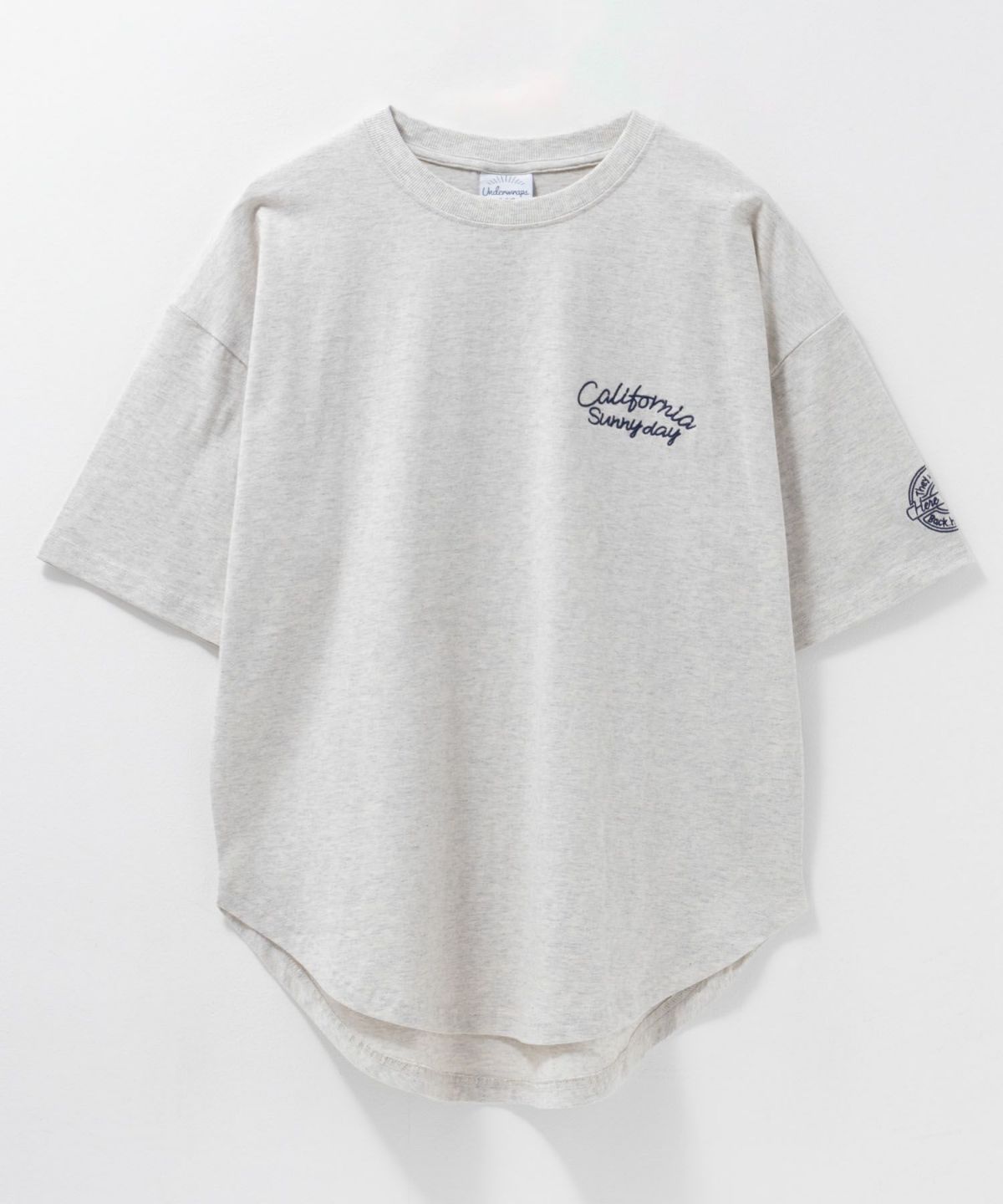 UNDERWRAPS ビッグ刺繍ラウンドTシャツ レディース ネコポス 対応商品