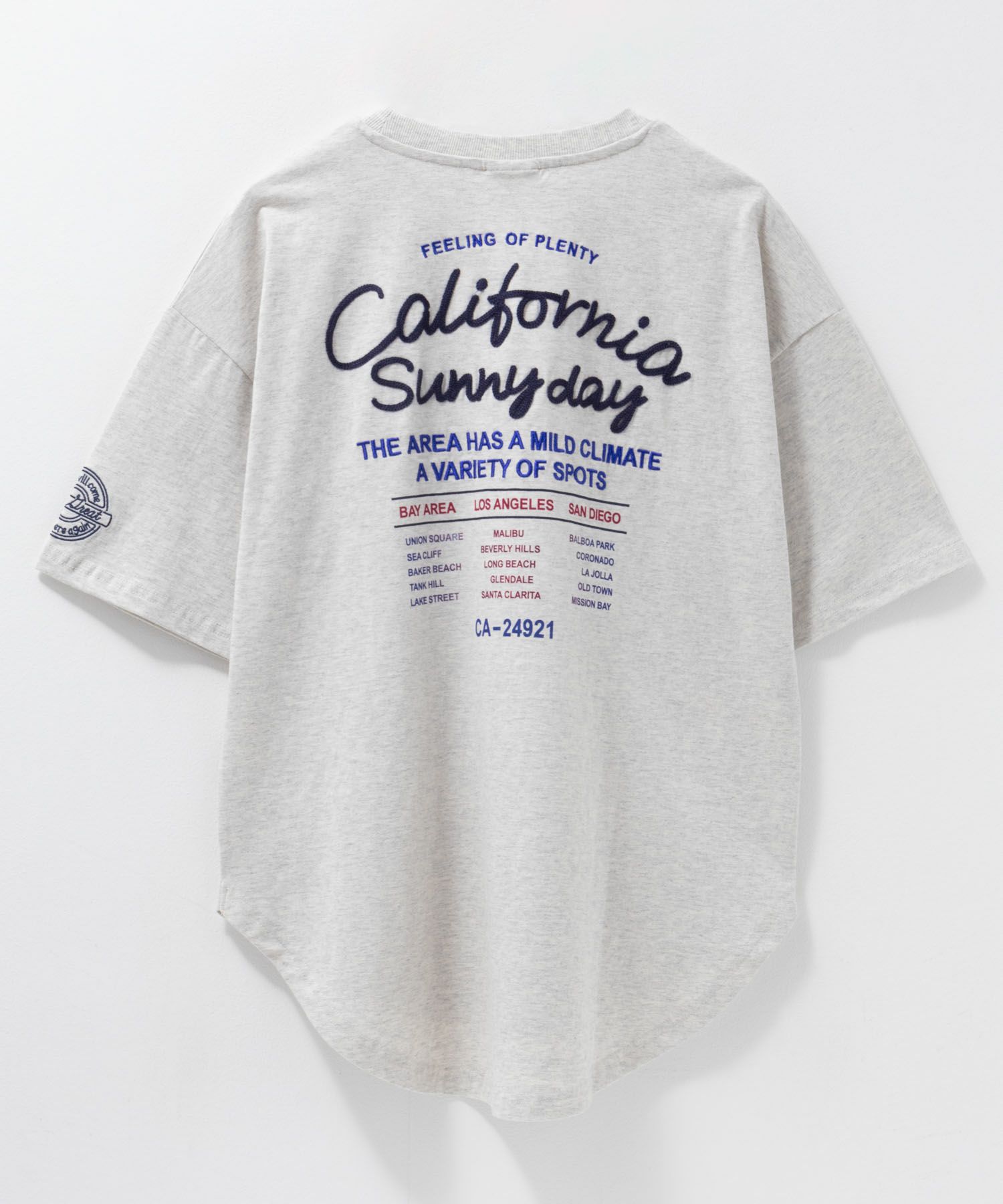 UNDERWRAPS  ビッグ刺繍ラウンドTシャツ レディース メール便 対応商品商品画像-26