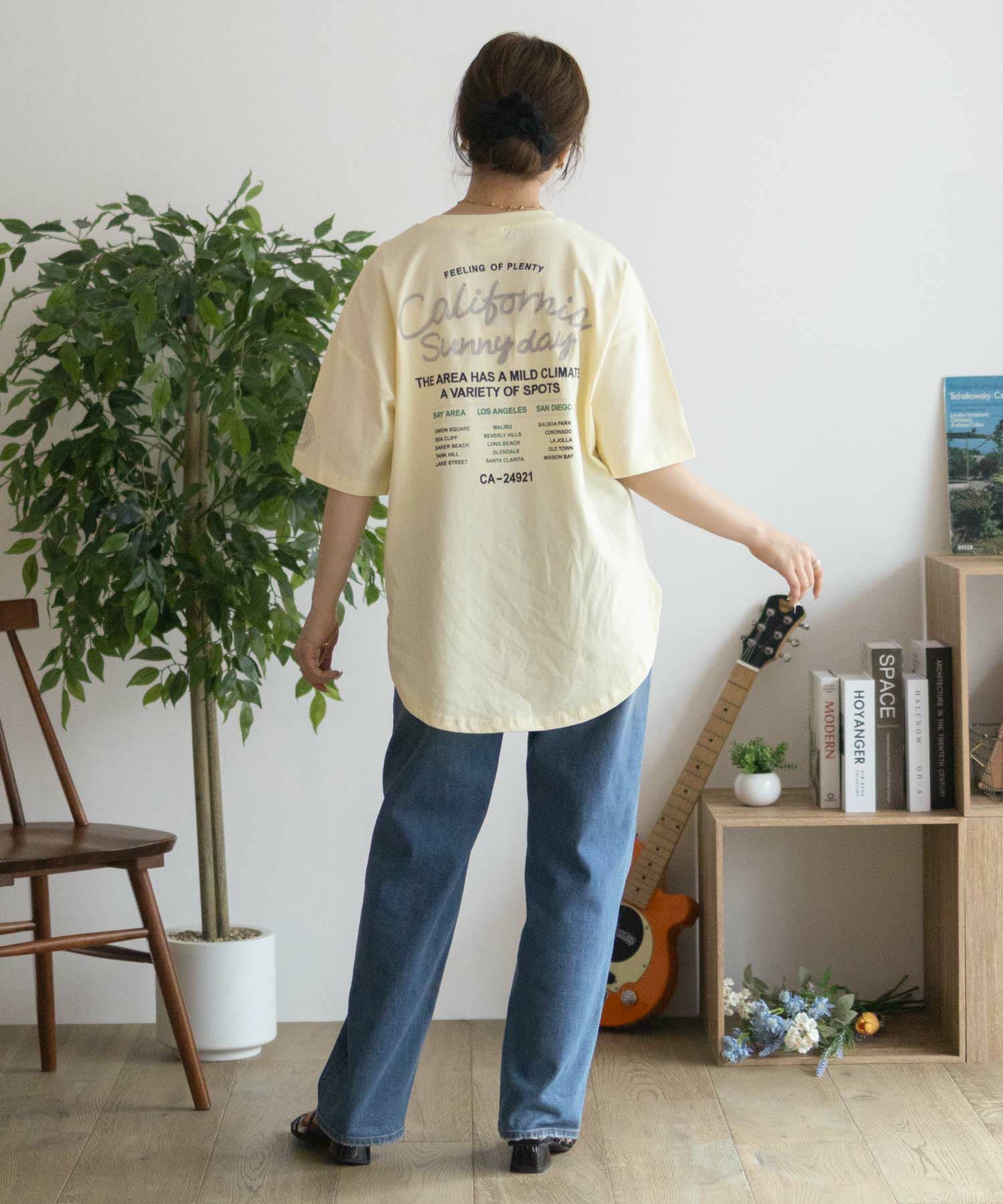 UNDERWRAPS ビッグ刺繍ラウンドTシャツ レディース ネコポス 対応商品