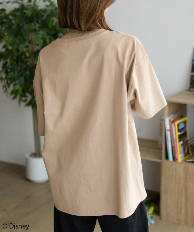 Disney ミッキーマウス チップ＆デール / サガラ刺繍Tシャツ レディース メール便 対応商品商品画像-9