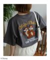 Disney ミッキーマウス チップ＆デール / サガラ刺繍Tシャツ レディース メール便 対応商品商品サムネイル-15