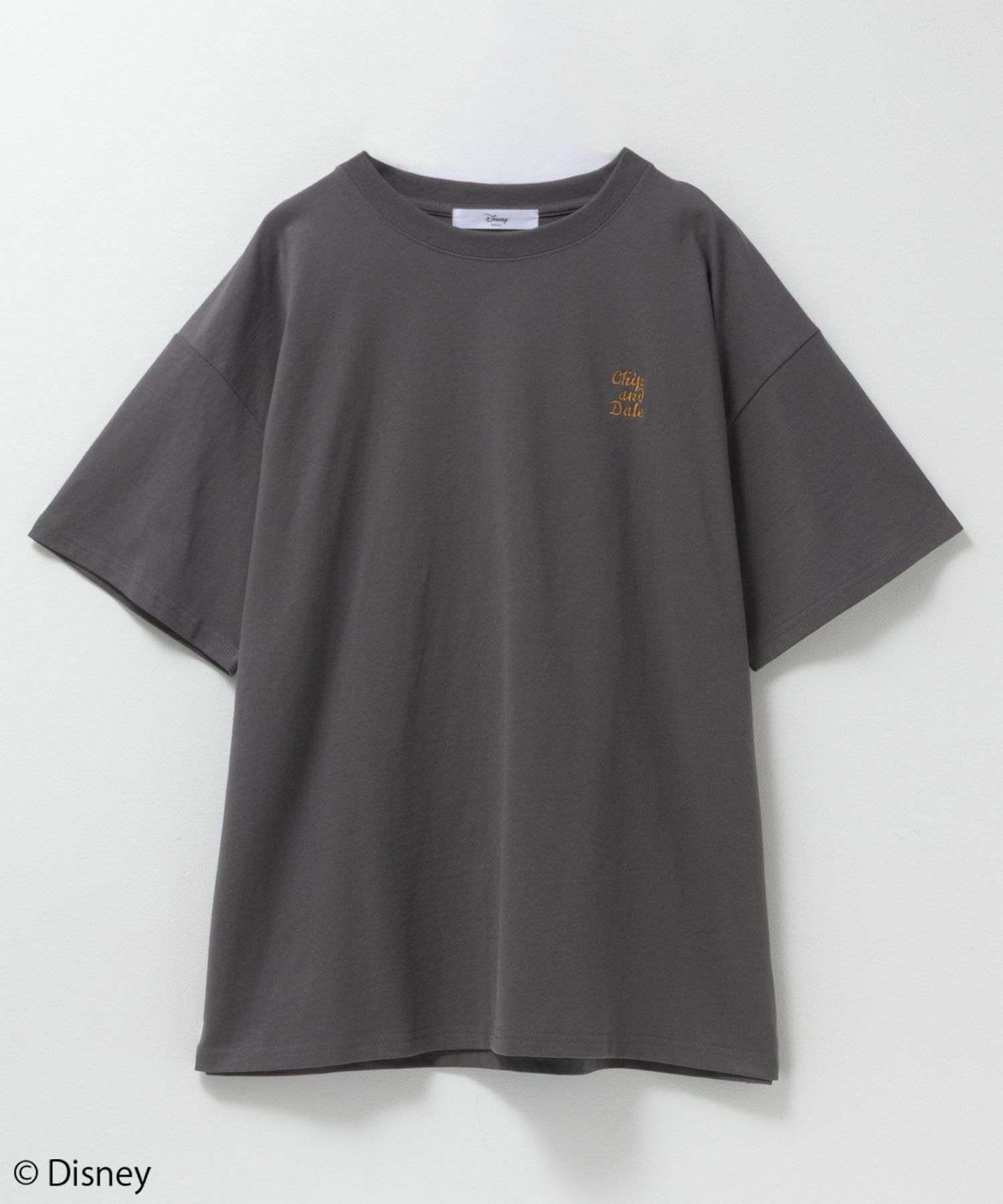 Disney ミッキーマウス チップ＆デール / サガラ刺繍Tシャツ レディース ネコポス 対応商品
