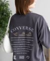 CONVERSE ポンチ素材 裾ラウンドTシャツ レディース ネコポス 対応商品