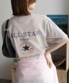 CONVERSE ポンチ素材 バック刺繍Tシャツ レディース ネコポス 対応商品