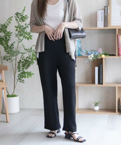 nAvy  ふくれワイドパンツ レディース