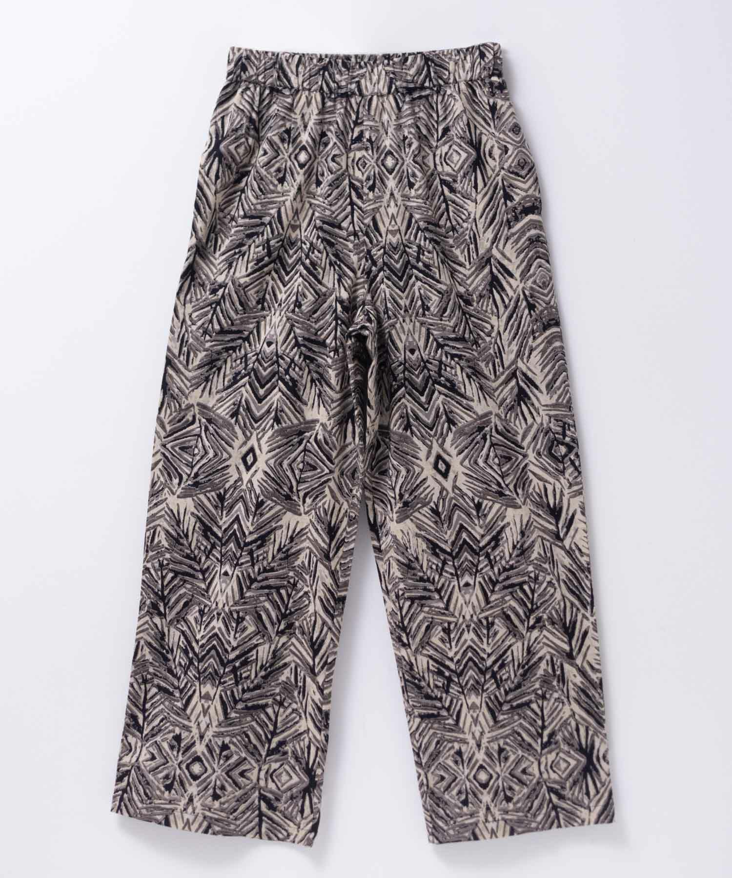 Howdy Marie  インドファブリック 綿麻ワイドパンツ レディース商品画像-23