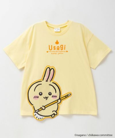 ちいかわ アップリケ半袖Tシャツ うさぎ キッズ ネコポス 対応商品