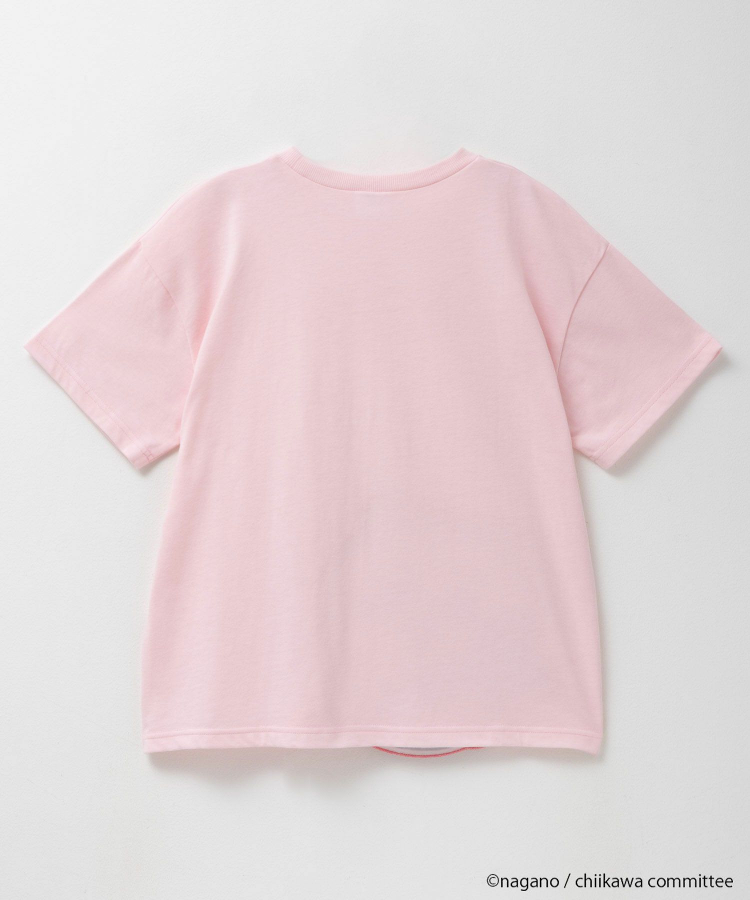 ちいかわ アップリケ半袖Tシャツ ちいかわ キッズ メール便 対応商品商品画像-2