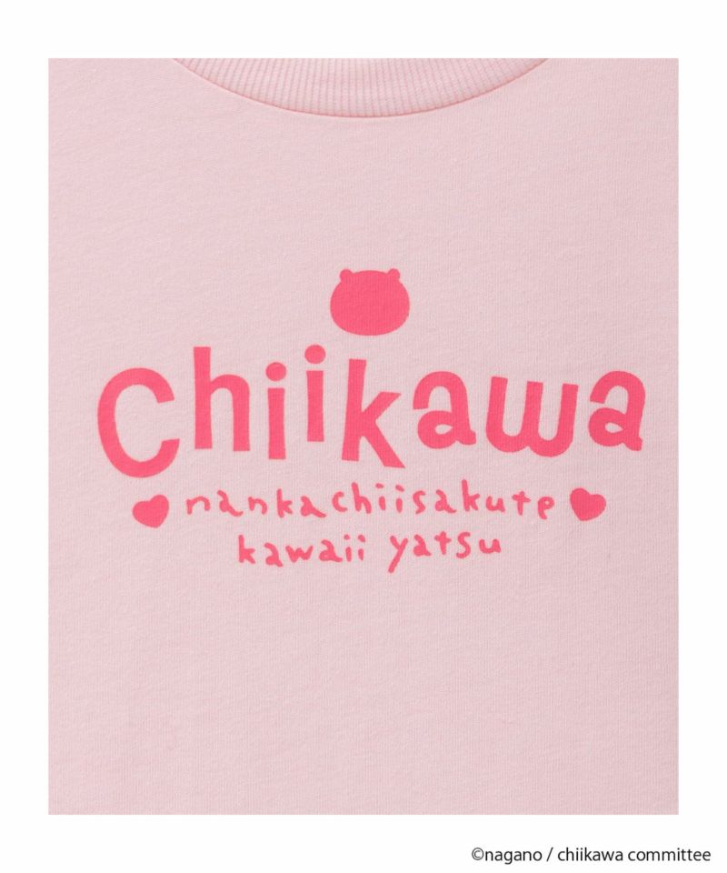 ちいかわ アップリケ半袖Tシャツ ちいかわ キッズ メール便 対応商品商品画像-3