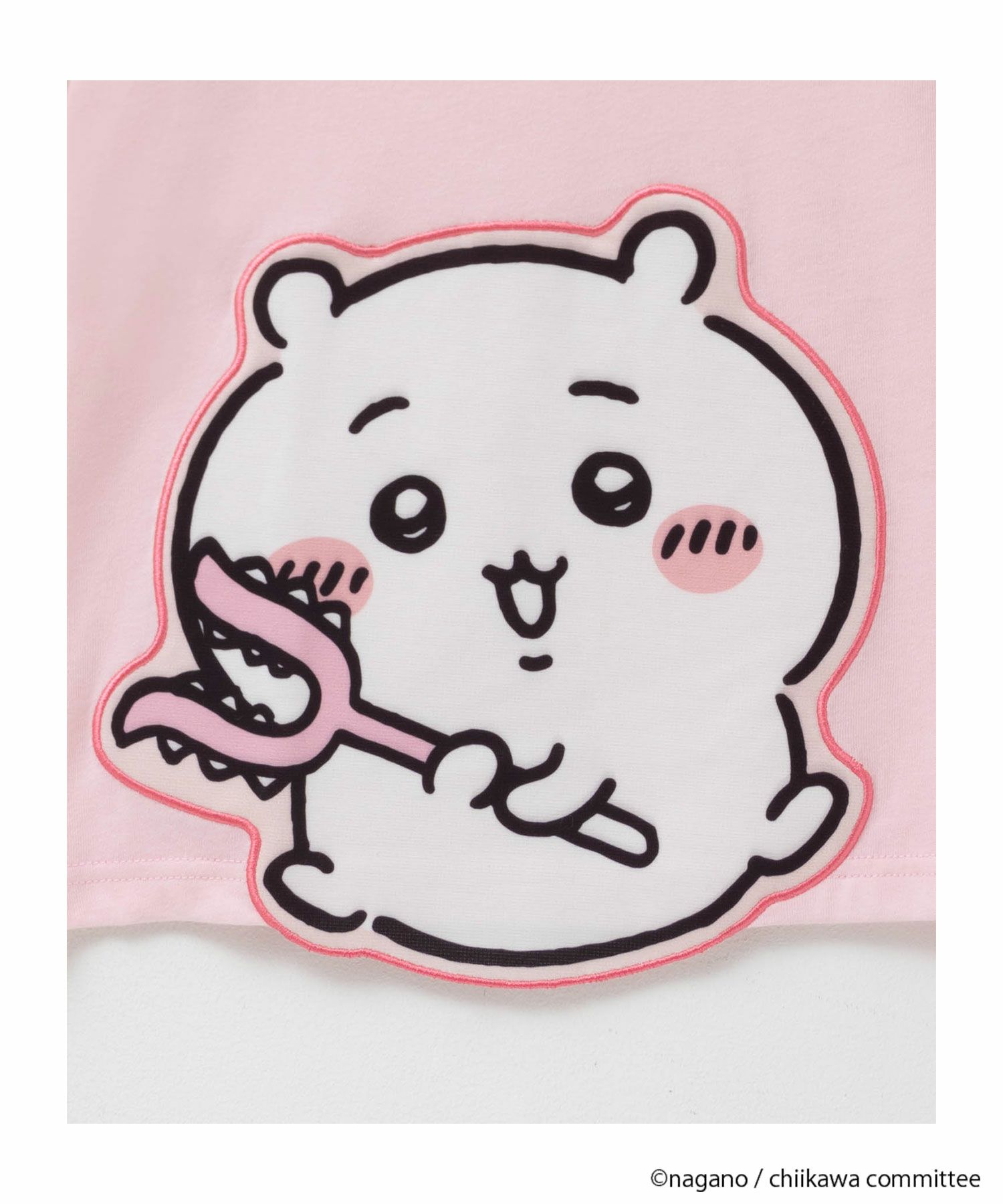 ちいかわ アップリケ半袖Tシャツ ちいかわ キッズ メール便 対応商品商品画像-4