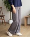 NAVY ハピ楽 セルフカットランダムテレコパンツ レディース