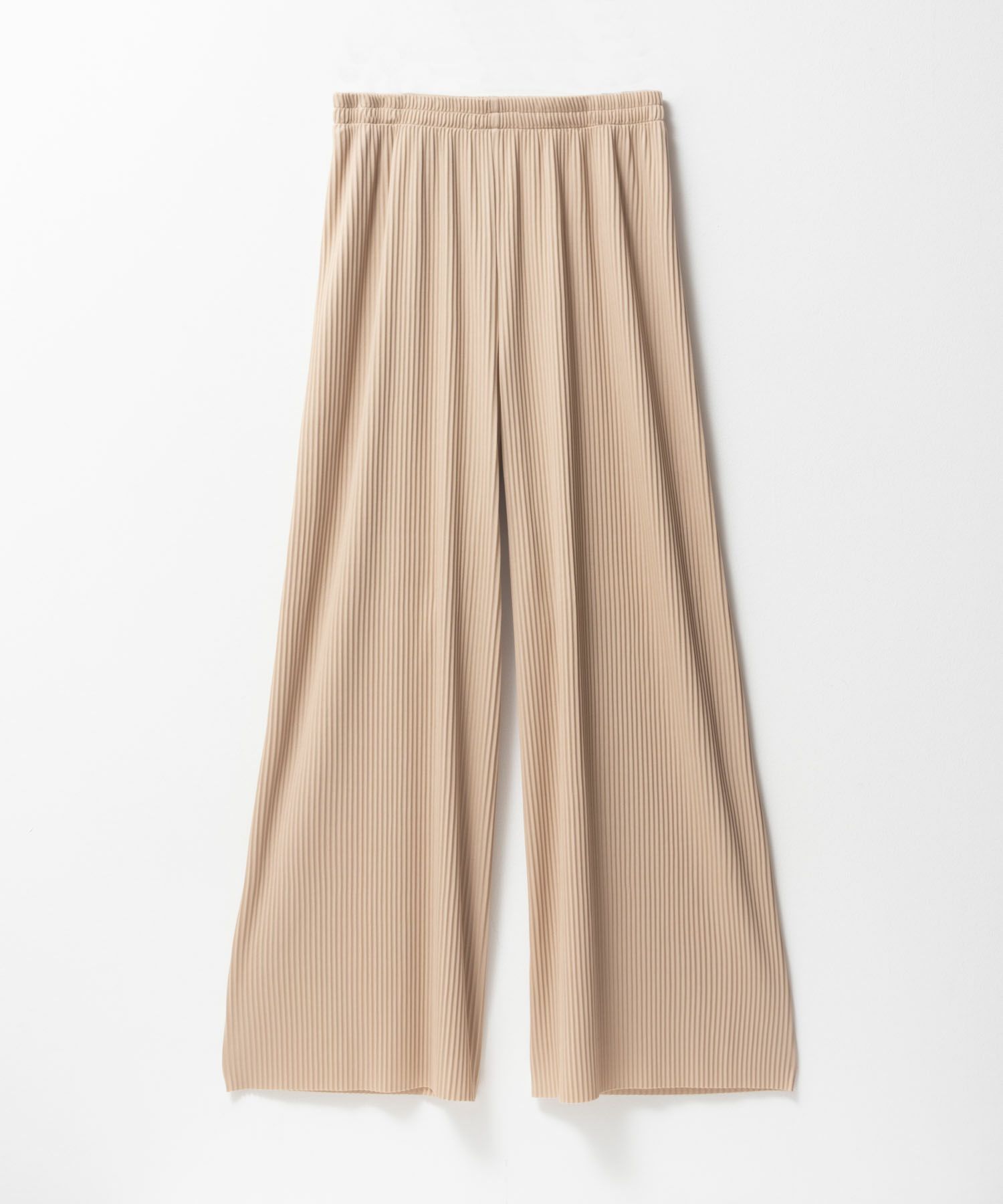 NAVY ハピ楽 セルフカットプリーツパンツ レディース商品画像-21