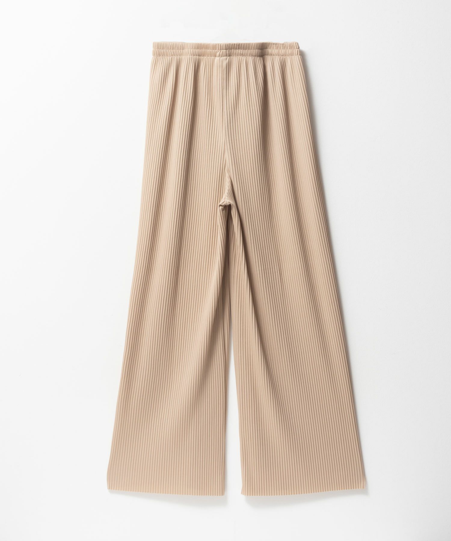 NAVY ハピ楽 セルフカットプリーツパンツ レディース商品画像-22