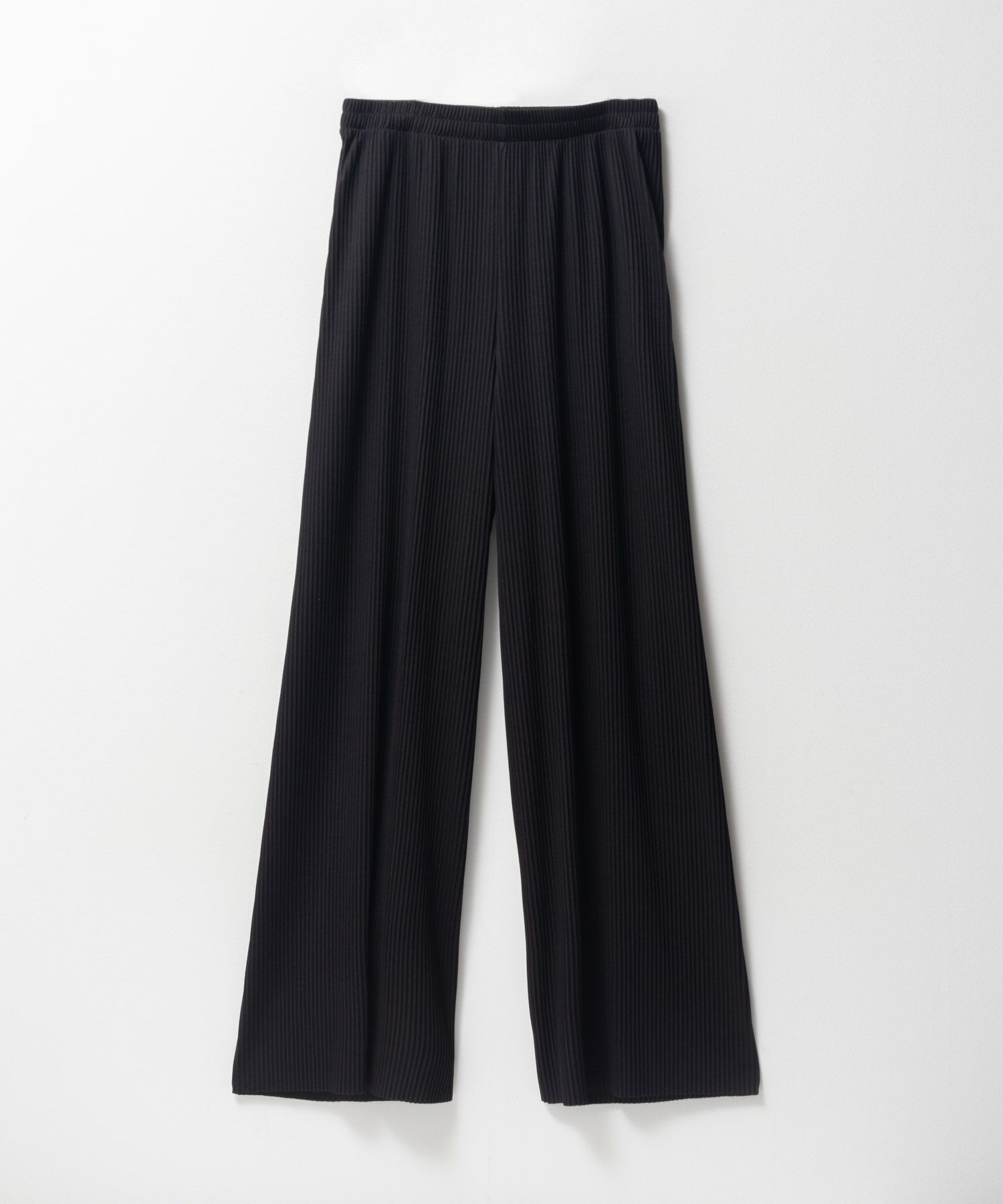 NAVY ハピ楽 セルフカットプリーツパンツ レディース