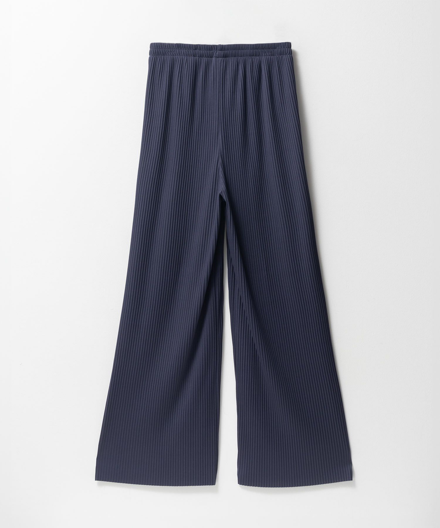NAVY ハピ楽 セルフカットプリーツパンツ レディース商品画像-26