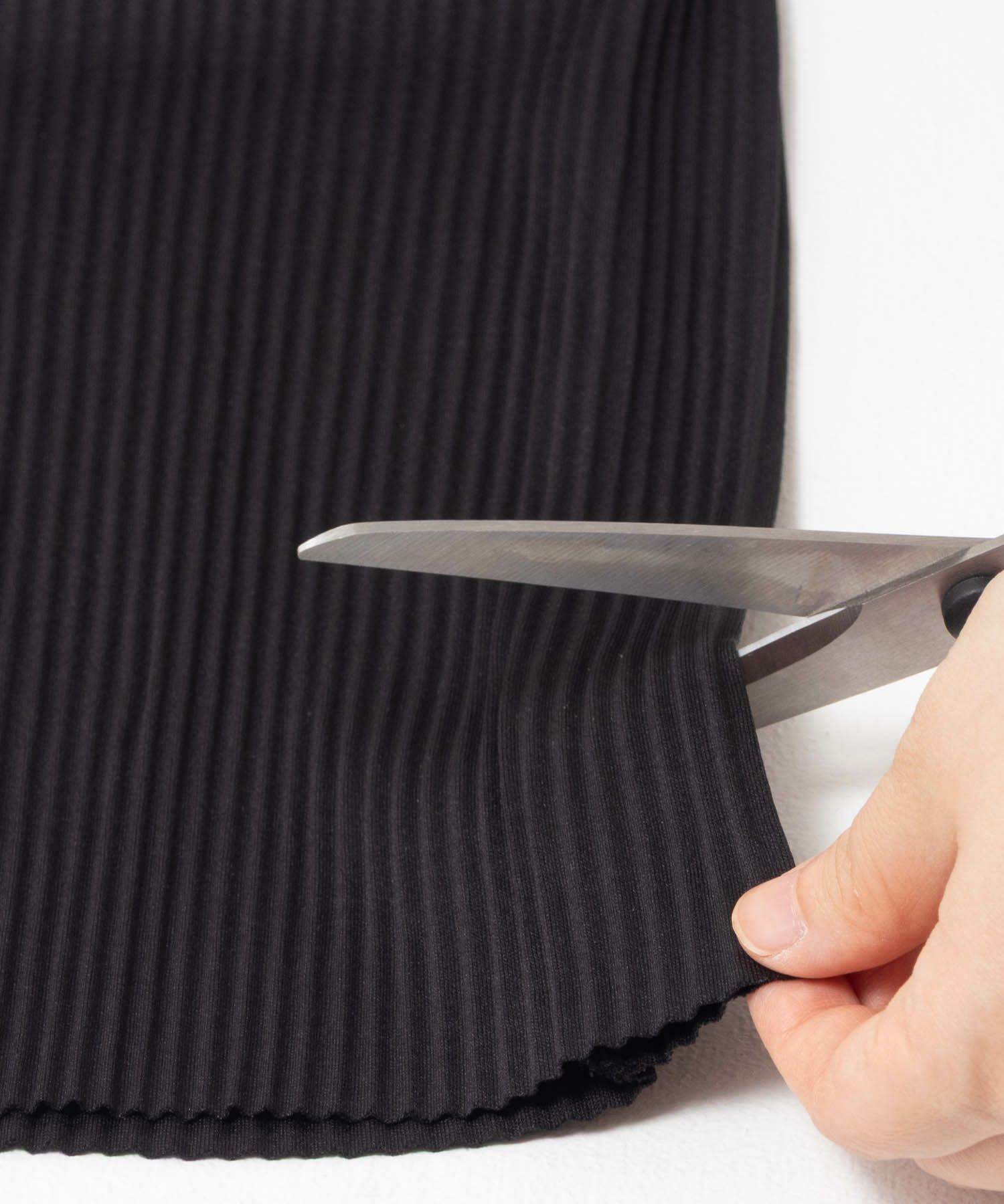 NAVY  ハピ楽 セルフカットプリーツパンツ レディース商品画像-34