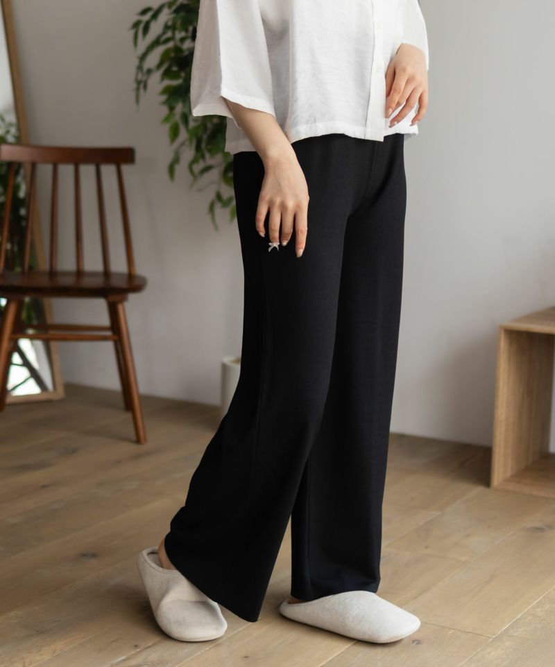 NAVY  ハピ楽 セルフカットドリスパンツ レディース商品画像-2