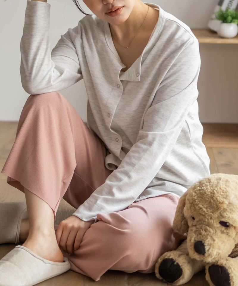 NAVY  ハピ楽 セルフカットドリスパンツ レディース商品画像-7