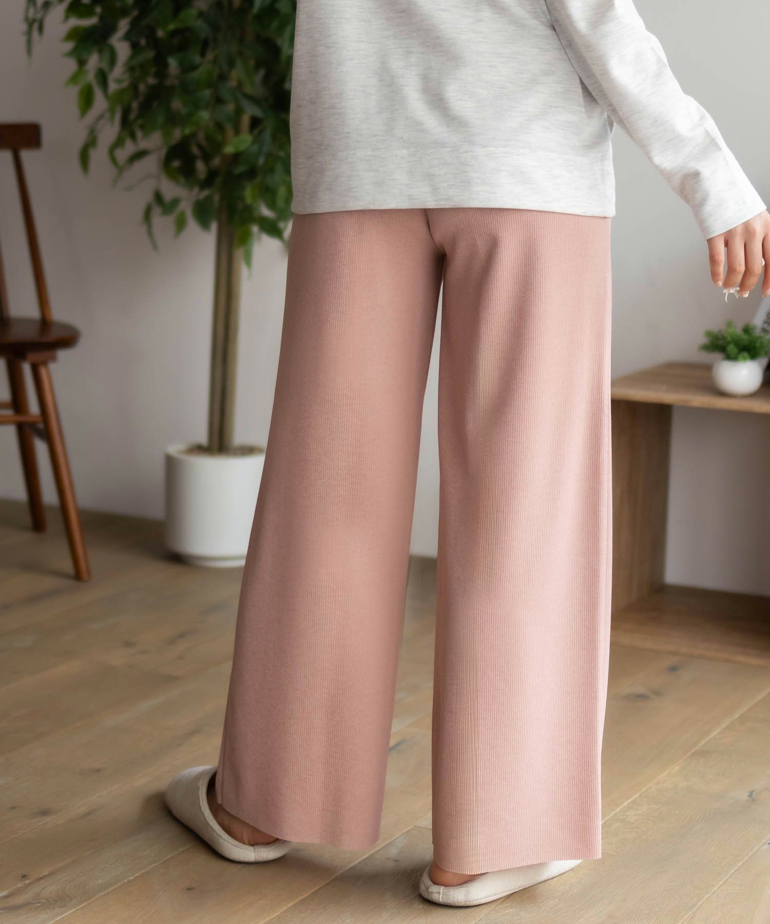 NAVY  ハピ楽 セルフカットドリスパンツ レディース商品サムネイル-9