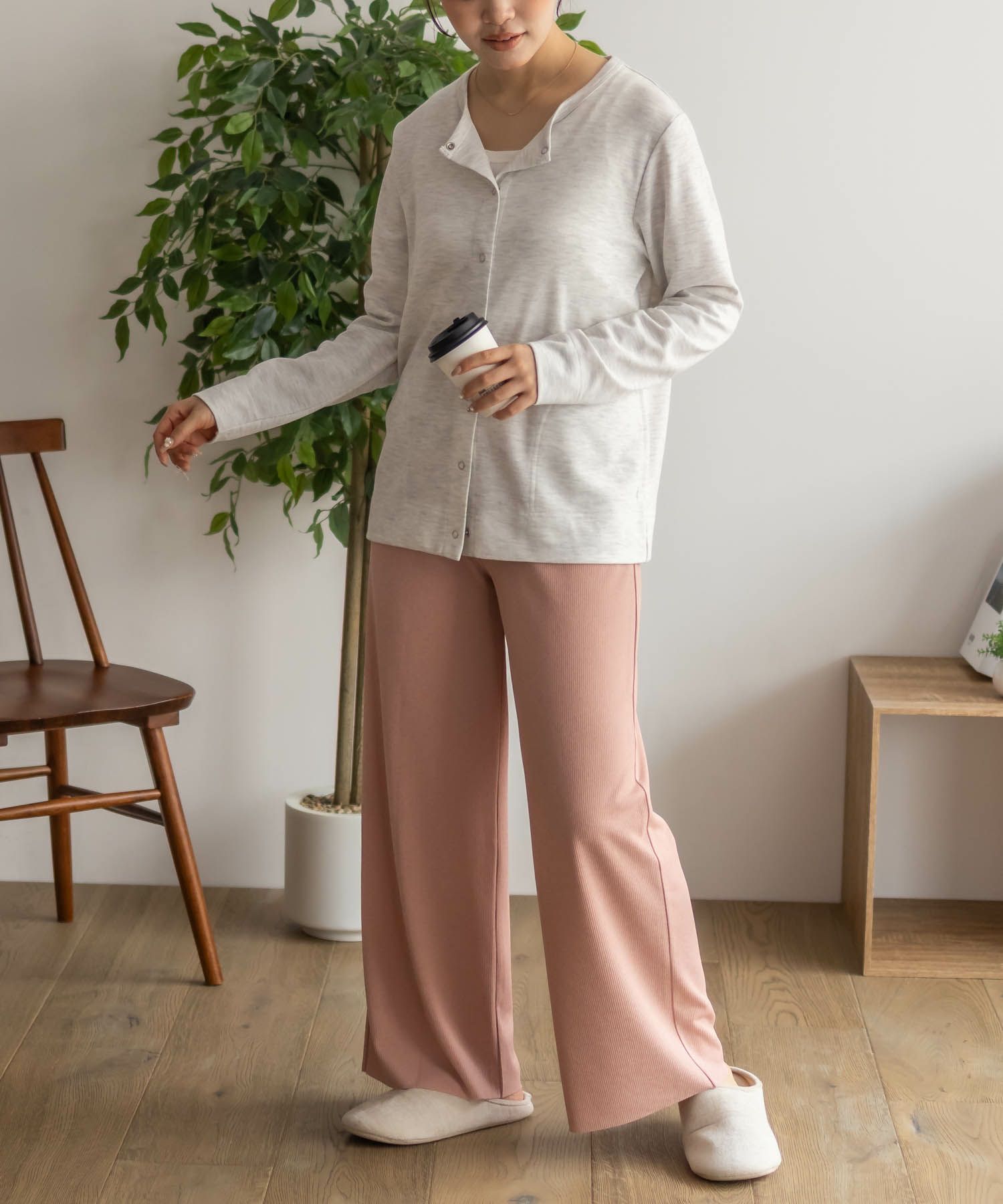 NAVY ハピ楽 セルフカットドリスパンツ レディース