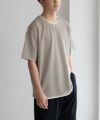 NAVY SARARI  接触冷感 キーネックフェイクレイヤードTシャツ メンズ メール便 対応商品商品サムネイル-22