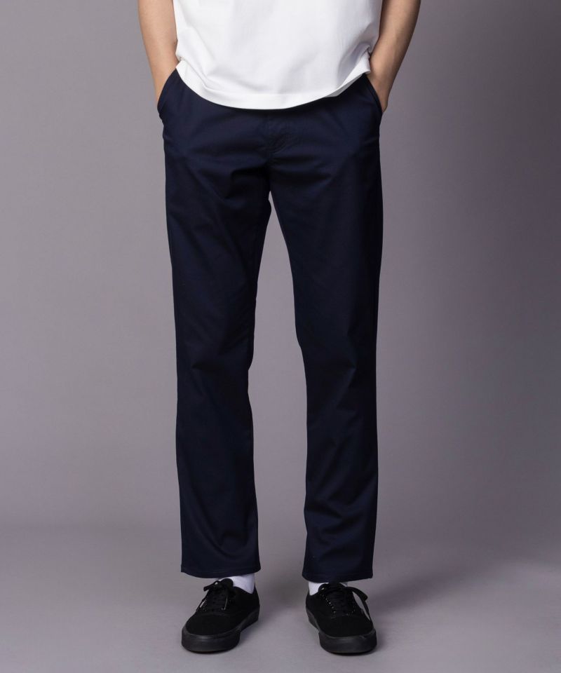 NAVY SARARI 裏メッシュドビーストレートパンツ メンズ商品画像-6