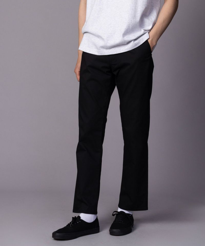 NAVY SARARI 裏メッシュドビーストレートパンツ メンズ NAVY SARARI 裏メッシュドビーストレートパンツ メンズ