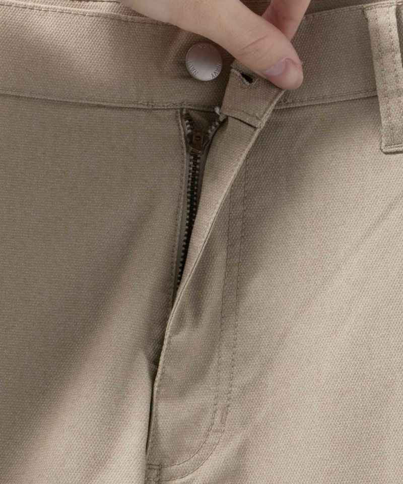 NAVY SARARI 裏メッシュドビーストレートパンツ メンズ商品画像-33