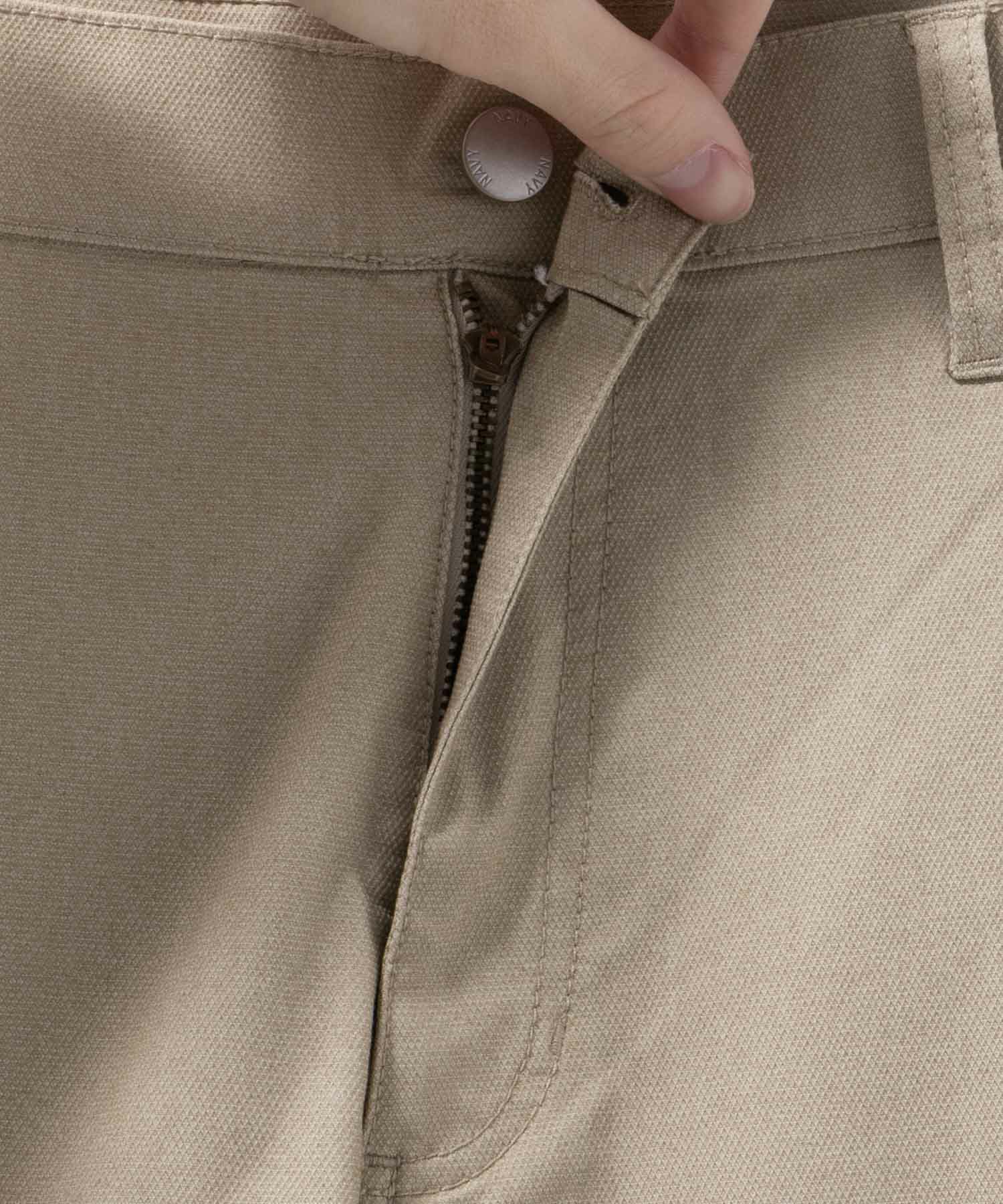 NAVY SARARI 裏メッシュドビーストレートパンツ メンズ