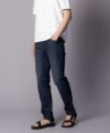 NAVY SARARI COOL デニムストレートパンツ メンズ商品サムネイル-6
