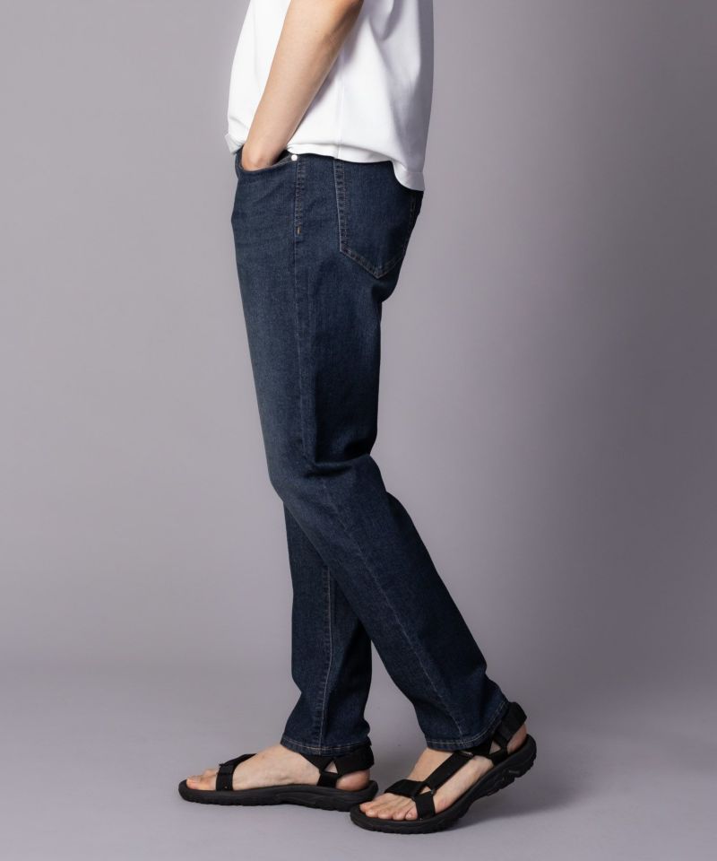 NAVY SARARI COOL デニムストレートパンツ メンズ商品画像-7