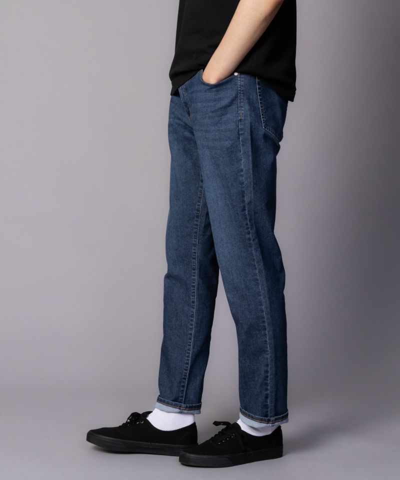 NAVY SARARI COOL デニムストレートパンツ メンズ商品画像-12