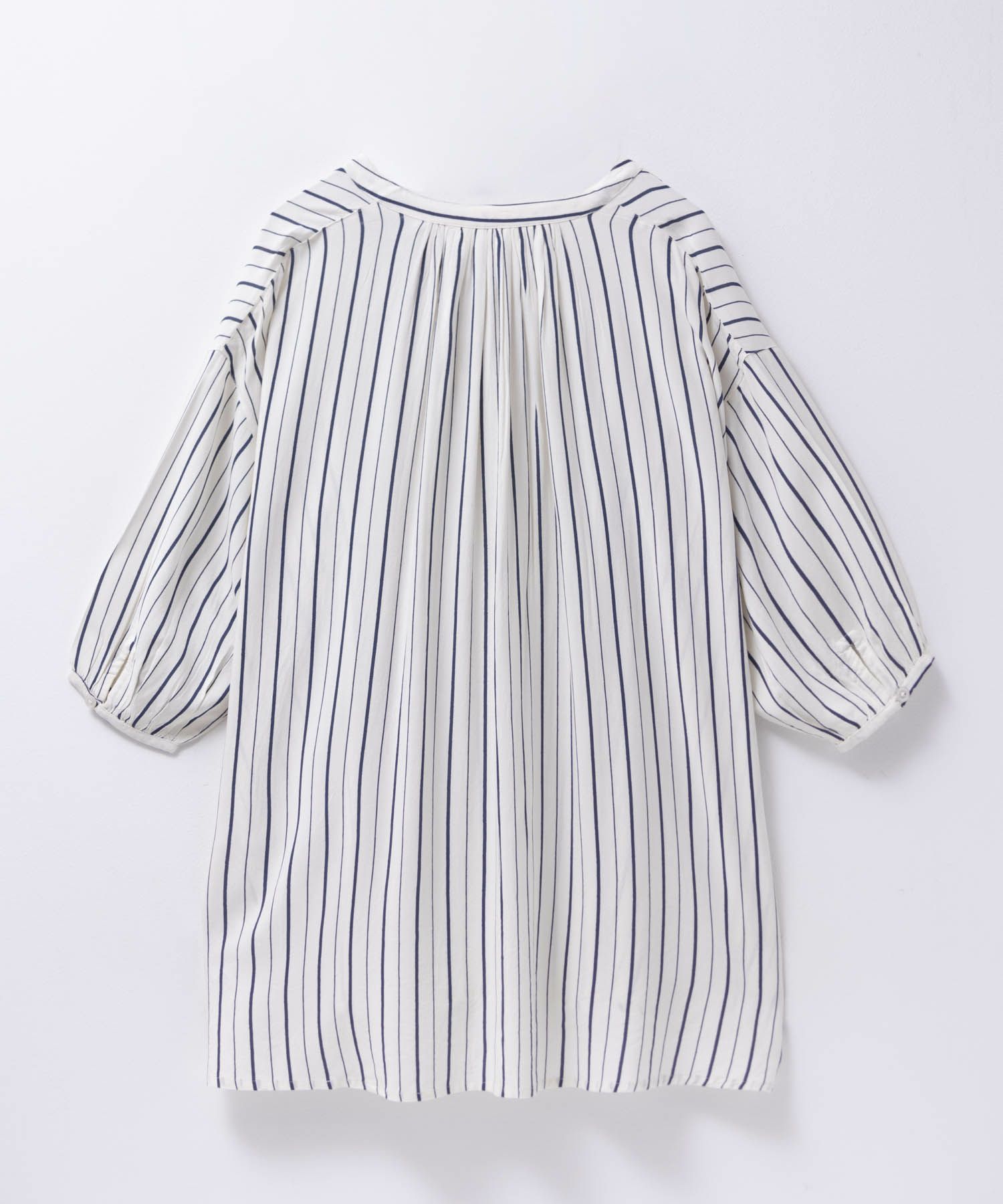 Howdy Marie  インドファブリック 7分袖バンドカラーチュニック レディース商品画像-19