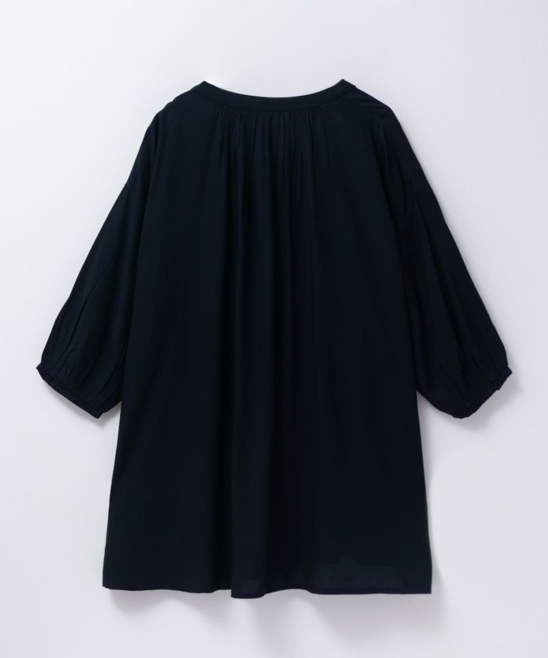 Howdy Marie  インドファブリック 7分袖バンドカラーチュニック レディース商品画像-23