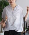 nAvy 裾タックスキッパーブラウス レディース