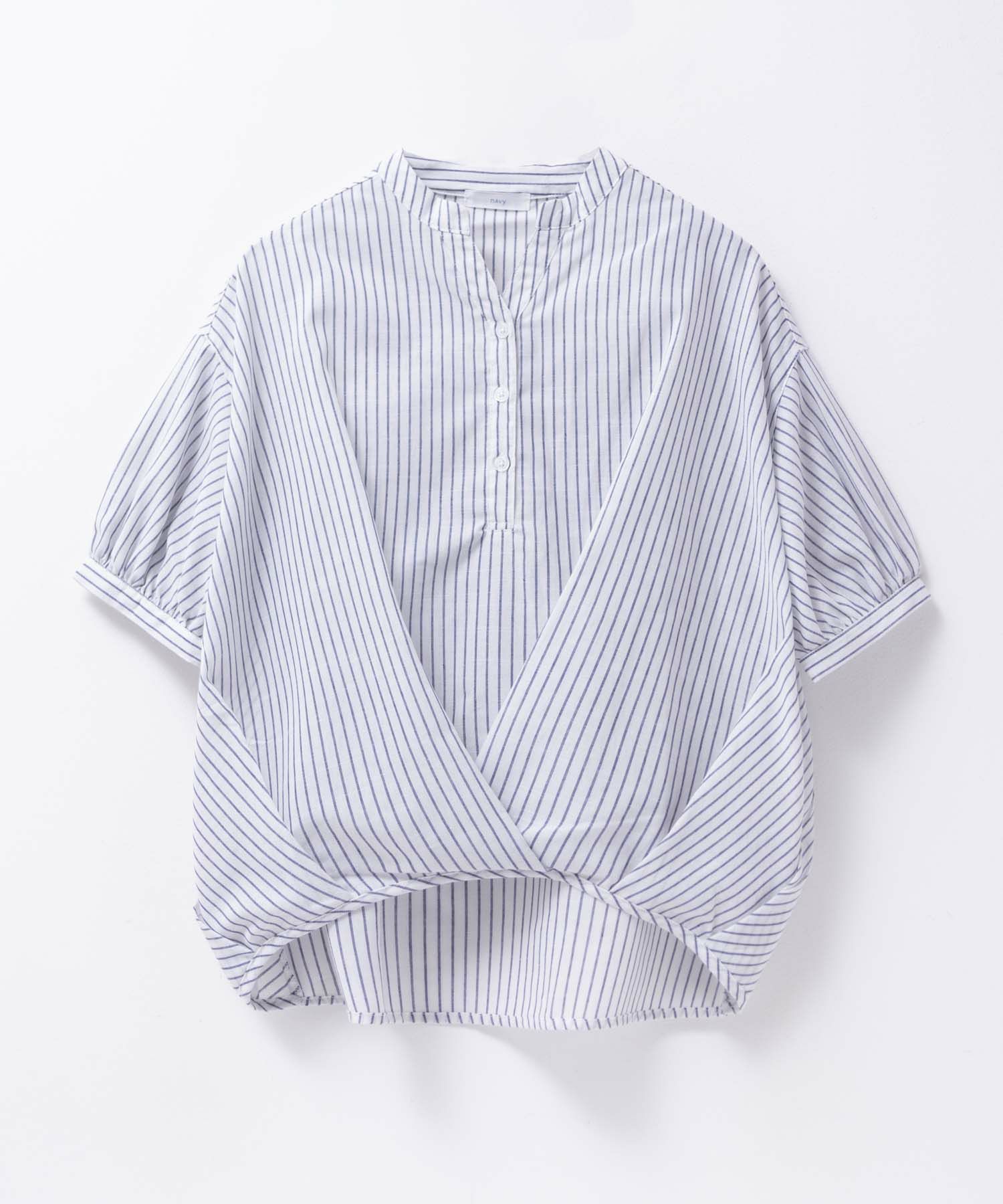 nAvy 裾タックスキッパーブラウス レディース